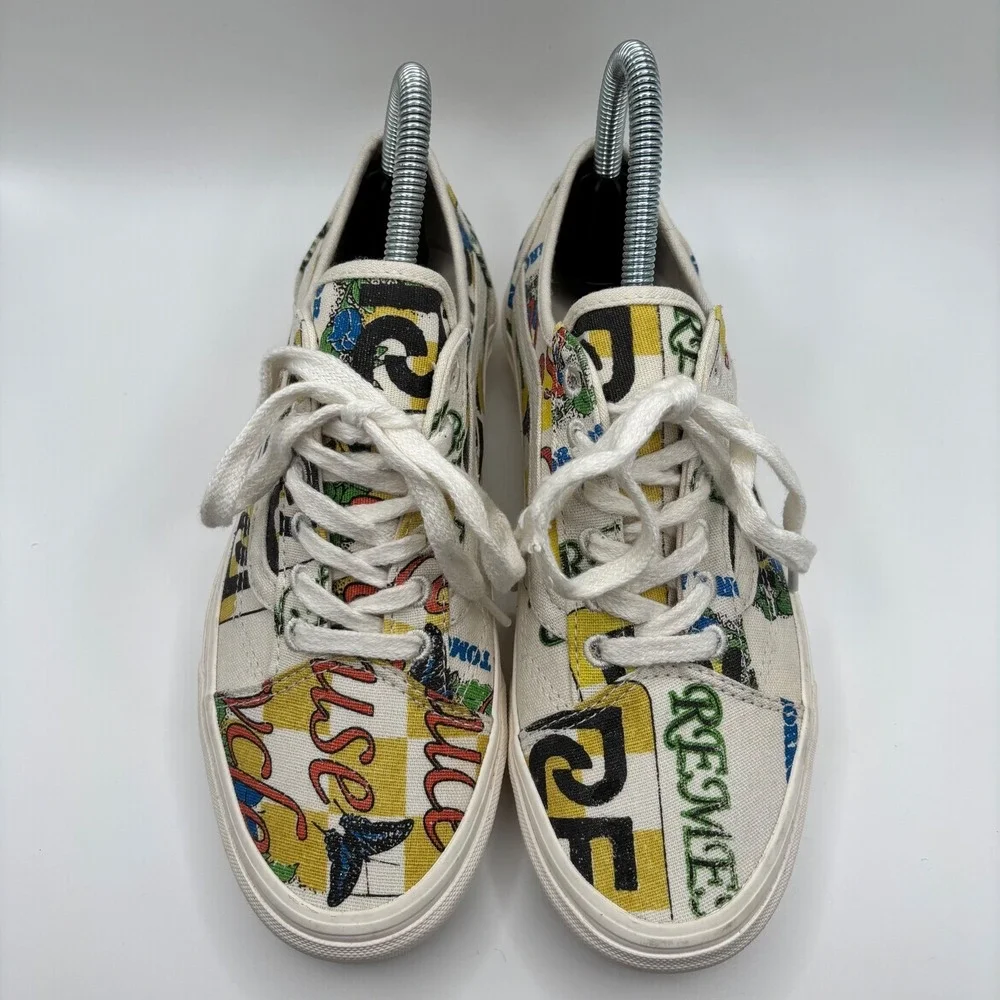Vans Eco Theory Old Skool Tapered Skate Shoe Graphic Print‎ Women's Size 7.5 US